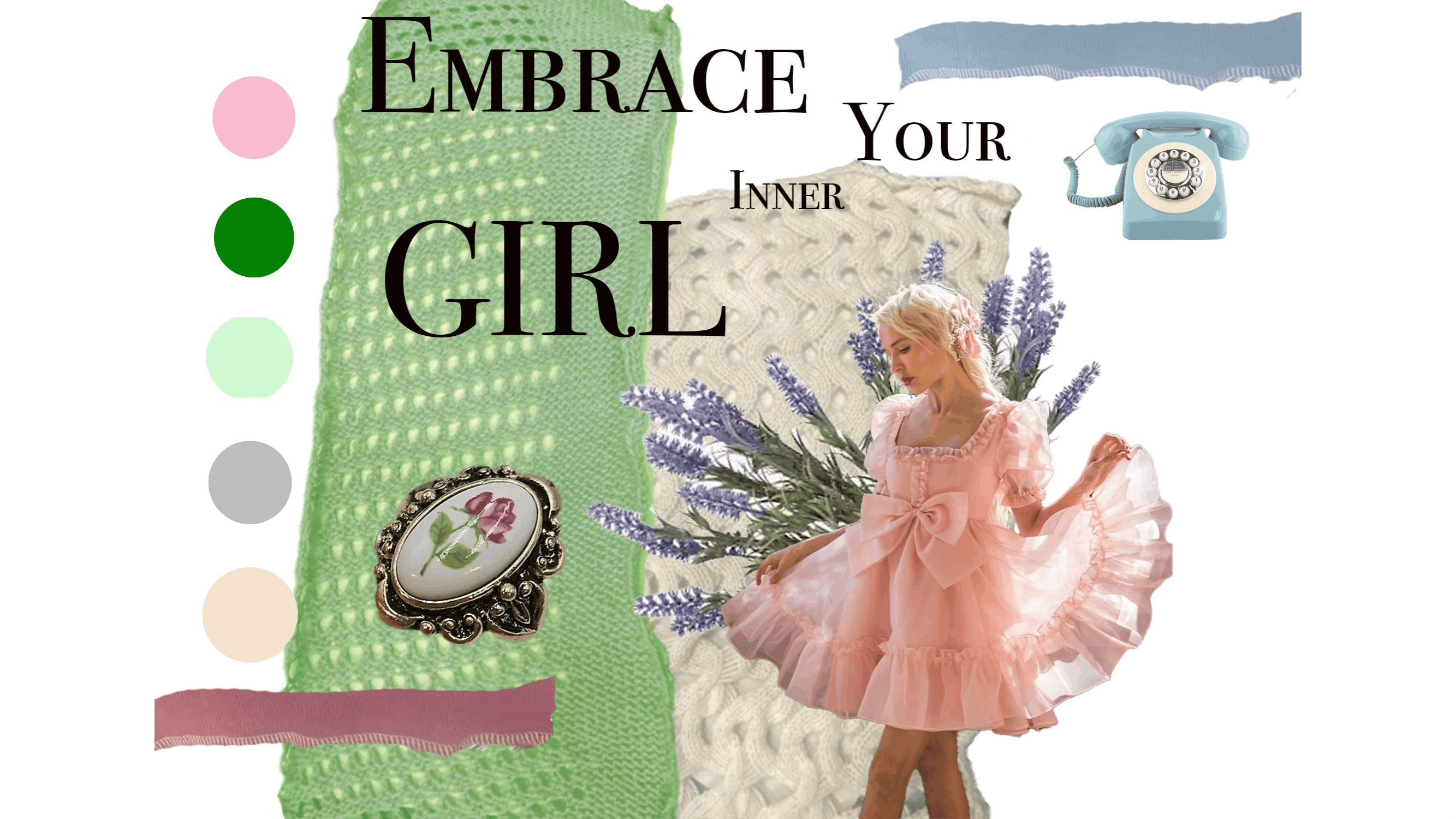 River Island moodboard — embrace your inner girl, coquette and cottagecore